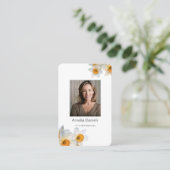 Daffodil Funeral Prayer Card  名刺 (スタンド正面)