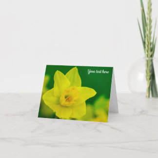 Daffodil Greeting Card サンキューカード