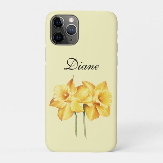 Daffodil iPhoneモノグラムのケース Case-Mate iPhoneケース (裏)