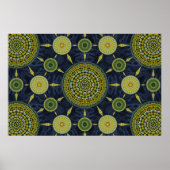 Daffodil Mandala Array ポスター (正面)