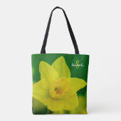 Daffodil on Green Tote bag トートバッグ (裏面)