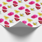 Daffodil, Tulips and Roses ラッピングペーパー (角)