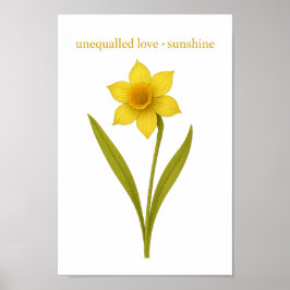 Daffodil — Unequaled love, sunshine ポスター