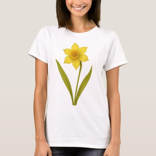 Daffodil — Unequaled love, sunshine Tシャツ (正面)