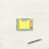 Daffodil Water Color Art女性名Post It Notes ポストイット (デスク上)