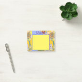Daffodil Water Color Art女性名Post It Notes ポストイット (オフィス)