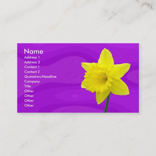 Daffodill 名刺 (正面)