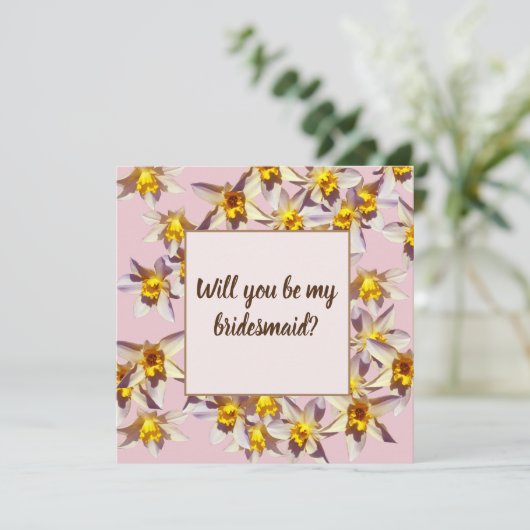 Daffodilsあなたは私の花のカードになる 招待状 (スタンド正面)