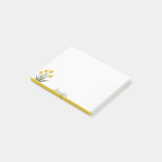 Daffodilsはユーザー名でパーソナライズ ポストイット (アングル)