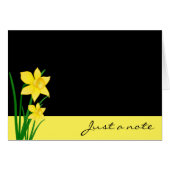 Daffodilsノートカード (正面横)