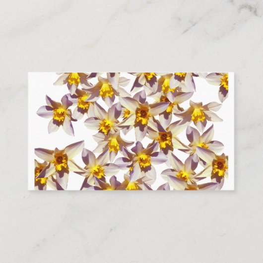 Daffodilsビジネスエレガントカード 名刺 (裏面)