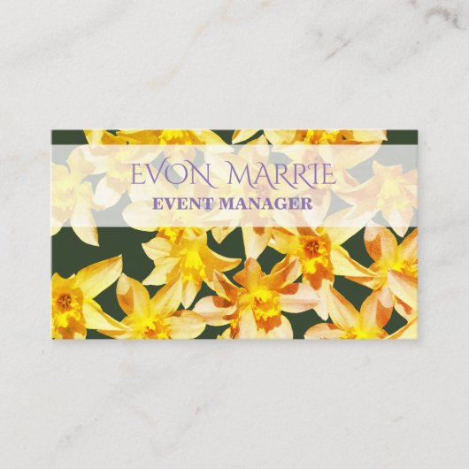 Daffodilsフローラ名刺 名刺 (正面)