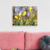 Daffodils at Easter Canvas Print キャンバスプリント (インサイチュ (リビング))