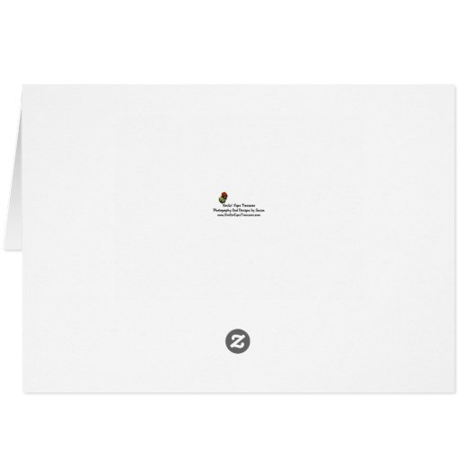 Daffodils By Brook Flower Photography Note Card (裏面横)