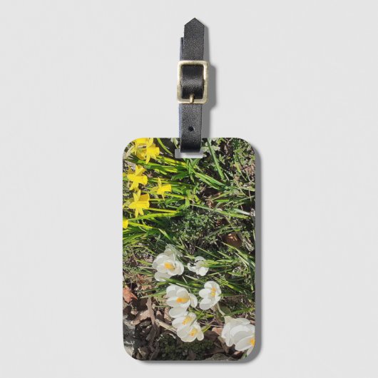 Daffodils & Crocusラゲージタグ ラゲッジタグ (正面縦)