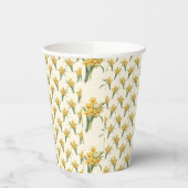 Daffodils pattern 紙コップ (左)