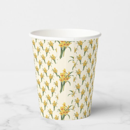Daffodils pattern 紙コップ (右)