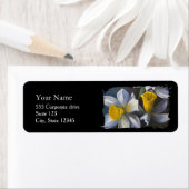 Daffodils Return Address Labels ラベル (インサイチュ)