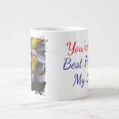 daffodils you're the best part of my life ジャンボコーヒーマグカップ (正面)