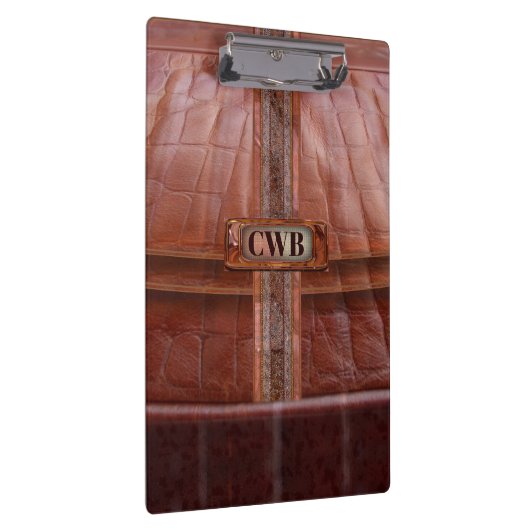 Daffy Cool Retro Beautiful Monogram クリップボード (右)