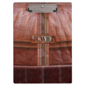 Daffy Cool Retro Beautiful Monogram クリップボード (正面)