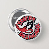 DAFFY DUCK™ -あなたは卑劣 缶バッジ (正面&裏面)