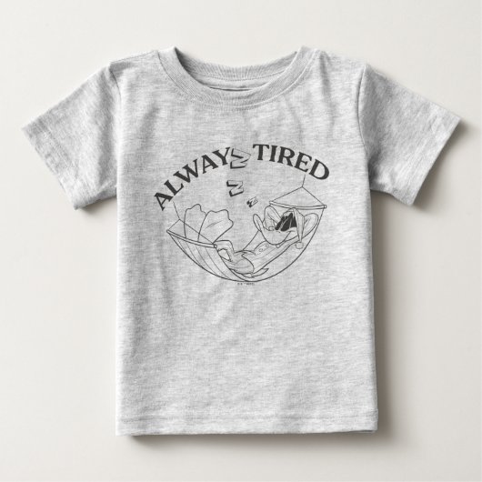 DAFFY DUCK™ いつも眠そう ベビーTシャツ (正面)