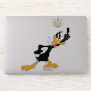 DAFFY DUCK™の頭の上に電球を置く シール