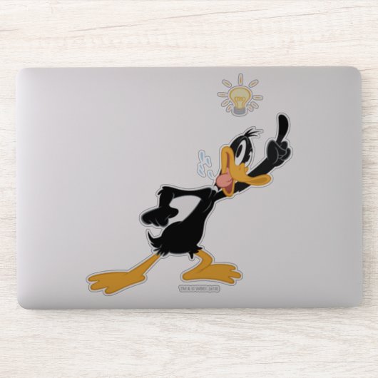DAFFY DUCK™の頭の上の電球 シール (コンピューター)