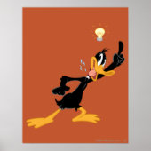 DAFFY DUCK™の頭の上の電球 ポスター (正面)