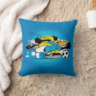DAFFY DUCK™ アルゼンチンチーム サッカー グラフィック クッション