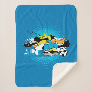DAFFY DUCK™ アルゼンチンチーム サッカー グラフィック シェルパブランケット