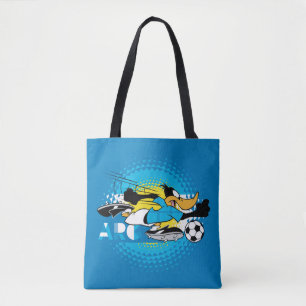 DAFFY DUCK™ アルゼンチンチーム サッカー グラフィック トートバッグ