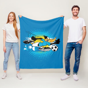 DAFFY DUCK™ アルゼンチンチーム サッカー グラフィック フリースブランケット