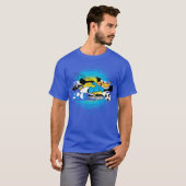 DAFFY DUCK™ アルゼンチンチーム サッカー グラフィック Tシャツ (正面フル)