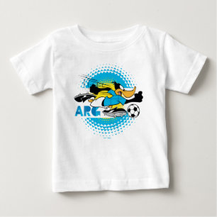DAFFY DUCK™ アルゼンチン代表サッカーデザイン ベビーTシャツ