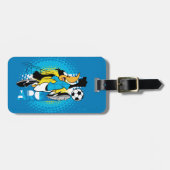 DAFFY DUCK™ アルゼンチン代表サッカーデザイン ラゲッジタグ (正面横)