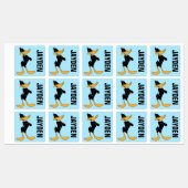 DAFFY DUCK™両腕クロスカラー ラベル (シート)