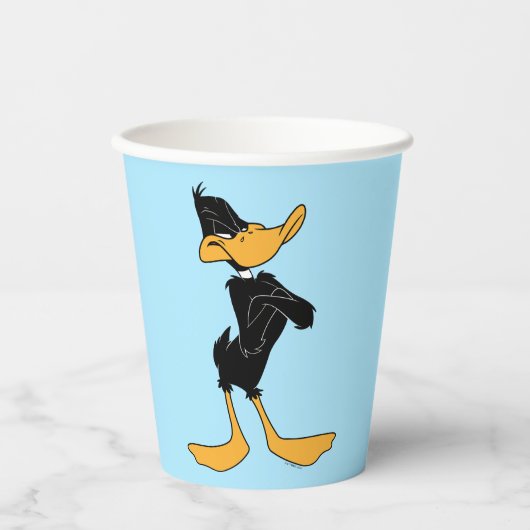 DAFFY DUCK™両腕クロスカラー 紙コップ (正面)