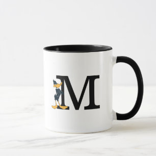 DAFFY DUCK™腕を組みモノグラム マグカップ