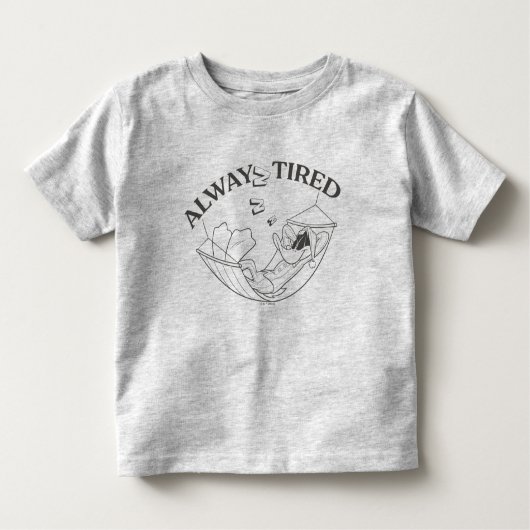 DAFFY DUCK™ Always Tired トドラーTシャツ (正面)