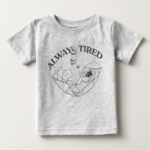 DAFFY DUCK™ Always Tired ベビーTシャツ (正面)