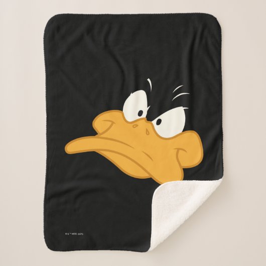 DAFFY DUCK™ Angry Face シェルパブランケット (正面)
