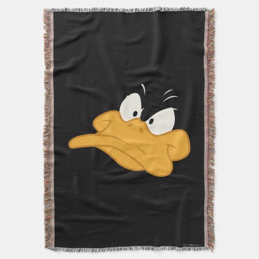 DAFFY DUCK™ Angry Face スローブランケット (正面縦)