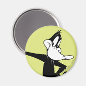 DAFFY DUCK™ Leaning Against a Wall マグネット (正面/裏面)