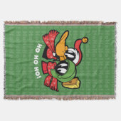 DAFFY DUCK™ & MARVIN MARTIAN™ "Ho Ho Ho!" スローブランケット (正面)