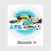 DAFFY DUCK™ Team Argentina Soccer Graphic シール (シート)