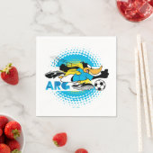 DAFFY DUCK™ Team Argentina Soccer Graphic スタンダードカクテルナプキン (インサイチュ)