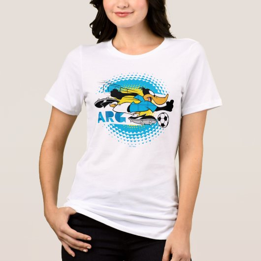 DAFFY DUCK™ Team Argentina Soccer Graphic トライブレンドＴシャツ (正面)
