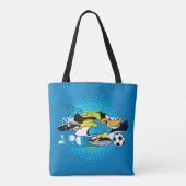 DAFFY DUCK™ Team Argentina Soccer Graphic トートバッグ (裏面)